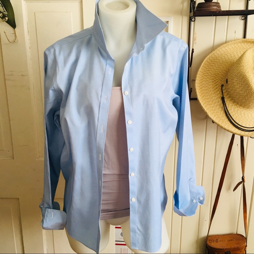 Brooks Brothers Shirt - 8 fitted cotton blend